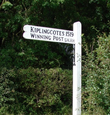 East Yorkshire monuments - the country's oldest horse race at Kiplingcotes. The winner's prize is worth less than 2nd prize.
